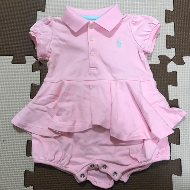 Ralph Lauren(ラルフローレン)のラルフローレンロンパース♡ピンク キッズ/ベビー/マタニティのベビー服(~85cm)(ロンパース)の商品写真