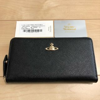 ヴィヴィアンウエストウッド(Vivienne Westwood)の【新品・正規品】ヴィヴィアンウエストウッド  長財布 306 黒(財布)