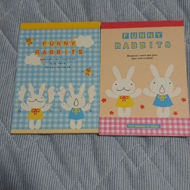 【まろ様専用商品】FUNNY RABBITS メモ帳4冊&シール3枚 | フリマアプリ ラクマ