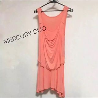 マーキュリーデュオ(MERCURYDUO)のMERCURY DUO ワンピース タンクトップ 春 夏(ひざ丈ワンピース)