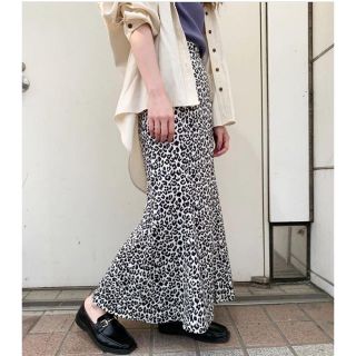 マウジー(moussy)の新作即完売♡MOUSSY leopard maxi スカート♡レオパードスカート(ロングスカート)