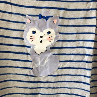 フランシュリッペ(franche lippee)のまりまり様 ねこボーダーTシャツ(Tシャツ(半袖/袖なし))