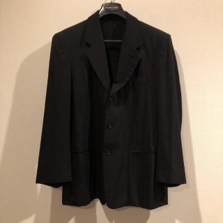 ヨウジヤマモト(Yohji Yamamoto)のyohji yamamoto  pour homme シワギャバ 二重襟jkt(テーラードジャケット)