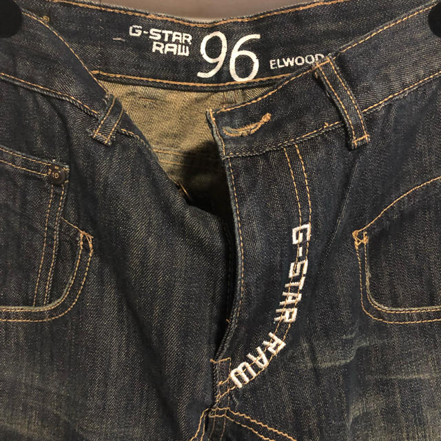 G-STAR RAW インディゴ ストレート デニム メンズのパンツ(デニム/ジーンズ)の商品写真