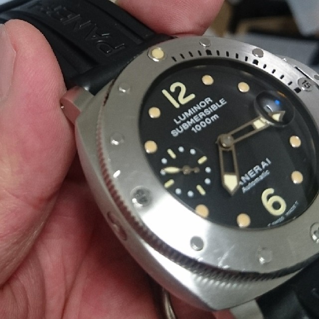 OFFICINE PANERAI(オフィチーネパネライ)のmompさん専用PANERAI1950サブマーシブル1000m メンズの時計(腕時計(アナログ))の商品写真