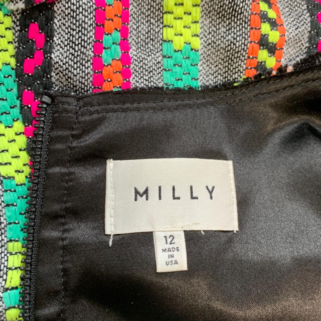 Milly(ミリー)のmilly ツイード ワンピース レディースのワンピース(ミニワンピース)の商品写真