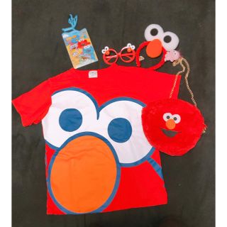 セサミストリート(SESAME STREET)のUSJ エルモ&クッキーモンスター  即購入OK(キャラクターグッズ)