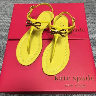 ケイトスペードニューヨーク(kate spade new york)のケイトスペード  イエロー サンダル(サンダル)