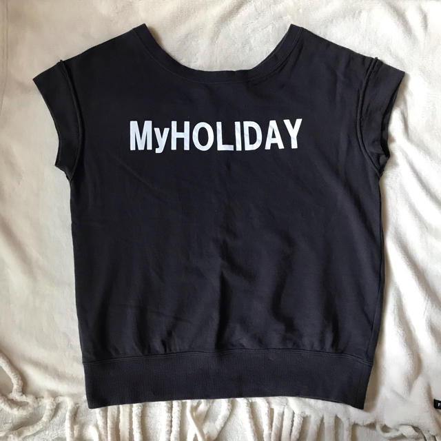 FRAMeWORK(フレームワーク)の新品 フレームワーク ミニウラケ ハーフスリーブ MyHOLIDAY  レディースのトップス(Tシャツ(半袖/袖なし))の商品写真