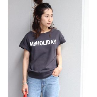 フレームワーク(FRAMeWORK)の新品 フレームワーク ミニウラケ ハーフスリーブ MyHOLIDAY (Tシャツ(半袖/袖なし))