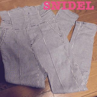 スナイデル(SNIDEL)のsnidelハイウエストスキニーパンツ(デニム/ジーンズ)