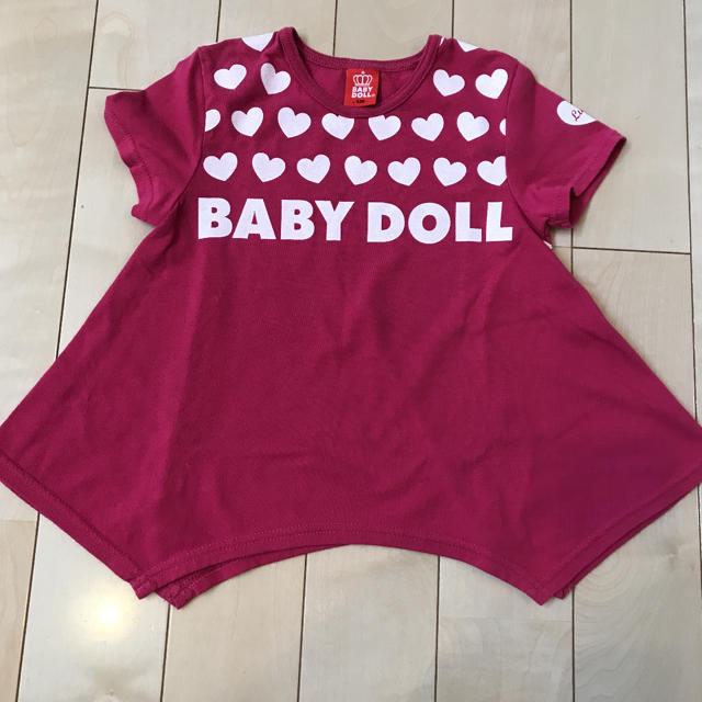 BABYDOLL(ベビードール)の女の子ベビードール120 キッズ/ベビー/マタニティのキッズ服女の子用(90cm~)(Tシャツ/カットソー)の商品写真