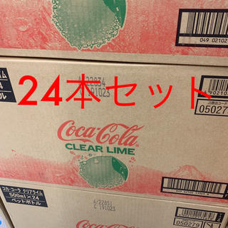 コカコーラ(コカ・コーラ)の新商品 コカ・コーラ　クリアライム500ml ×24本(ソフトドリンク)