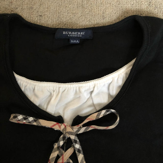 BURBERRY(バーバリー)のバーバリー 160 カットソー ブラック キッズ/ベビー/マタニティのキッズ服女の子用(90cm~)(Tシャツ/カットソー)の商品写真