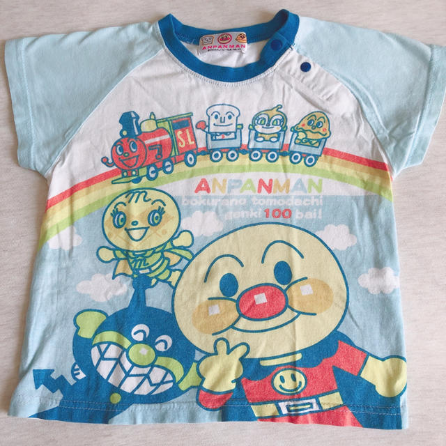 アンパンマン(アンパンマン)のアンパンマン Tシャツ【95】 キッズ/ベビー/マタニティのキッズ服男の子用(90cm~)(Tシャツ/カットソー)の商品写真