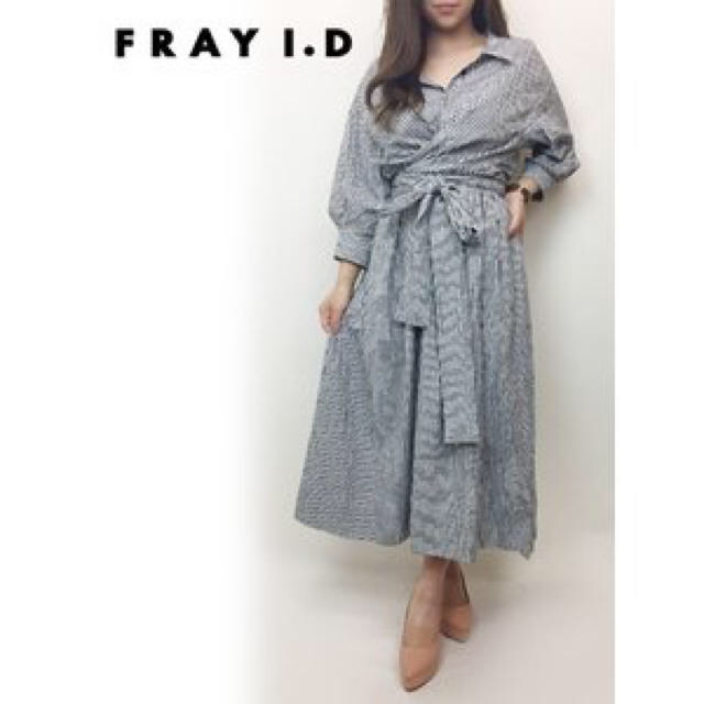 FRAY.ID オーバーベルテッドシャツワンピース