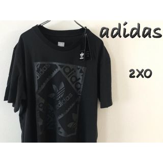 アディダス(adidas)のadidas アディダス Tシャツ 2XO  黒 新品  オリジナルス(Tシャツ/カットソー(半袖/袖なし))