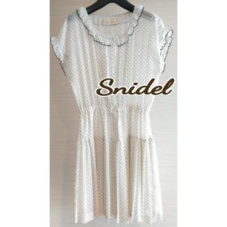 スナイデル(SNIDEL)のSnidel　ワンピース(ミニワンピース)