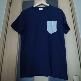 シップス(SHIPS)のSHIPS　Tシャツ　ネイビーL(Tシャツ(半袖/袖なし))