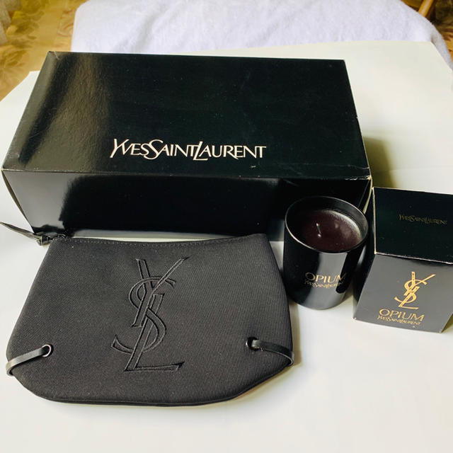 Yves Saint Laurent Beaute(イヴサンローランボーテ)のYSL  黒のルームアクセサリーセット 未使用品 インテリア/住まい/日用品のキッチン/食器(その他)の商品写真