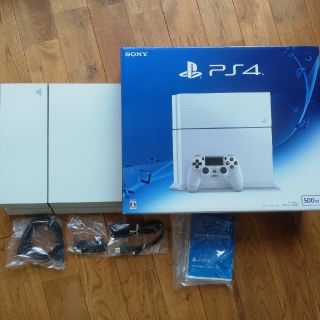 プレイステーション4(PlayStation4)のPS4本体グレイシャーホワイトCUH-1200A 500GB(家庭用ゲーム機本体)