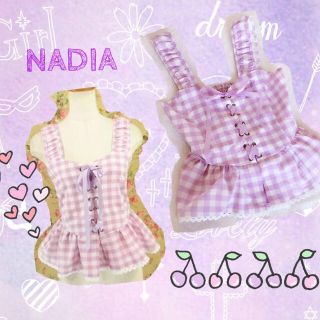 ナディア(NADIA)の꒰NADIAビスチェ💜パープル꒱(タンクトップ)