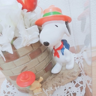 スヌーピー ウッドストック プリザーブドフラワーの通販 2点 Snoopyのハンドメイドを買うならラクマ