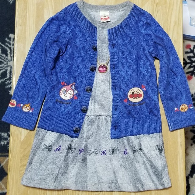 アンパンマン(アンパンマン)のアンパンマン、ワンピース キッズ/ベビー/マタニティのキッズ服女の子用(90cm~)(ワンピース)の商品写真