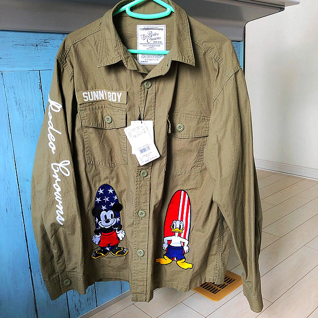 ロデオクラウンズ ミッキードナルド ミリタリーシャツ bluke.com.br