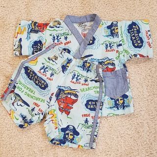 エフオーキッズ(F.O.KIDS)のF.O.キッズ☆海賊柄甚平☆90(甚平/浴衣)