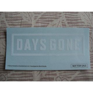 プレイステーション4(PlayStation4)のPS4 DAYS GONE ステッカー デイズゴーン 非売品(その他)