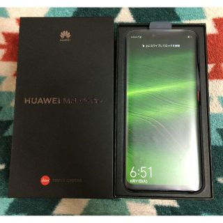 アンドロイド(ANDROID)のHUAWEI Mate 20 Pro ミッドナイトブルー SIMロック解除済(スマートフォン本体)