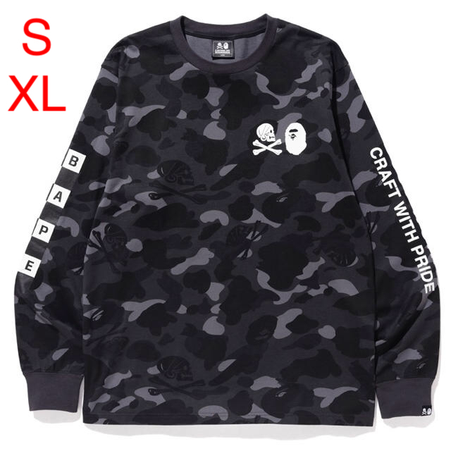 A BATHING APE(アベイシングエイプ)のサイズ S & XL BAPE® NBHD CAMO LONG  TEE メンズのトップス(Tシャツ/カットソー(七分/長袖))の商品写真