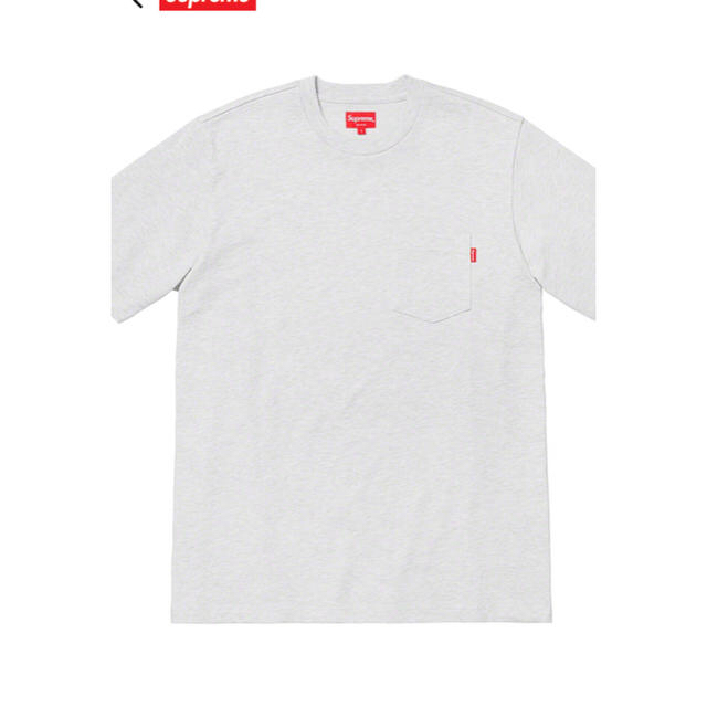 Supreme(シュプリーム)のSupreme Pocket Tee ASH GLAY Mサイズ メンズのトップス(Tシャツ/カットソー(半袖/袖なし))の商品写真