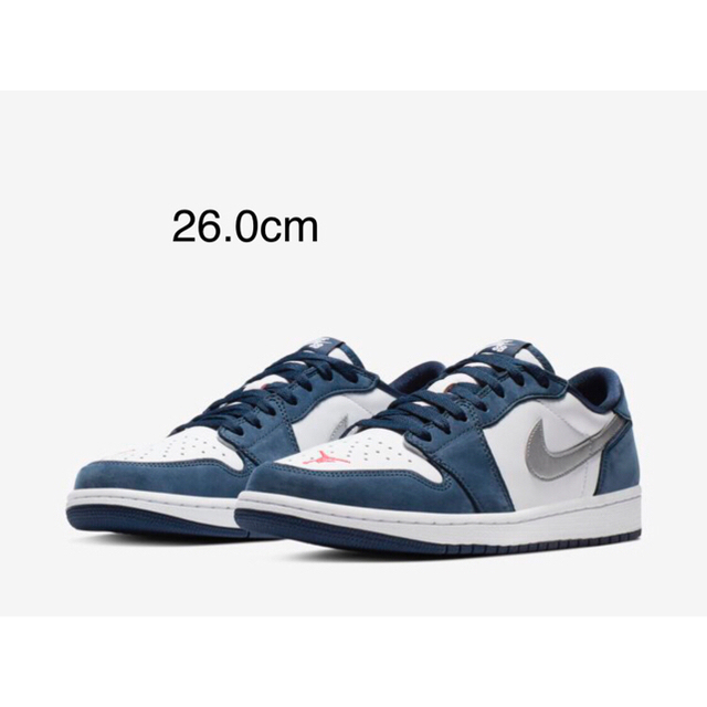 NIKE(ナイキ)のNIKE SB X AIR JORDAN 1 LOW MIDNIGHT NAVY メンズの靴/シューズ(スニーカー)の商品写真