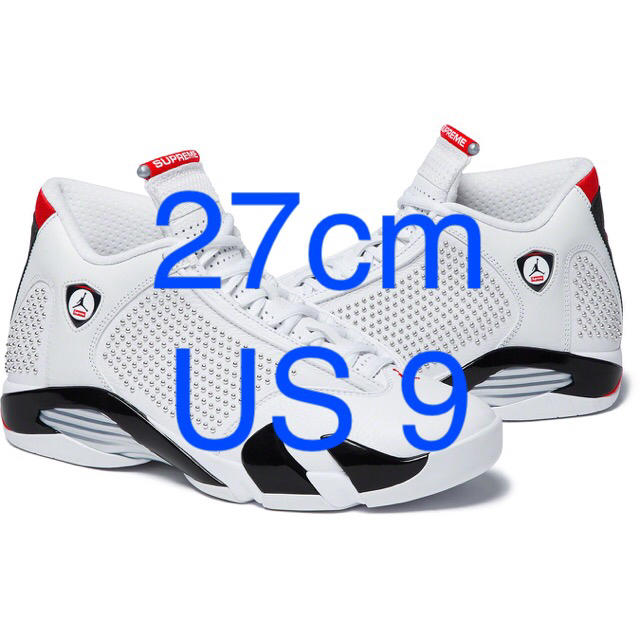 Supreme®/Nike® Air Jordan 14 27cm