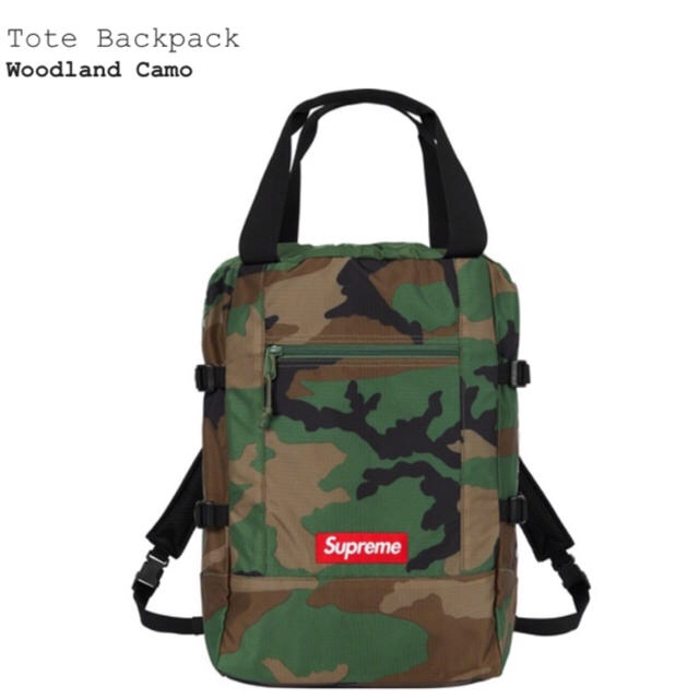 supreme Tote Backpack camo カモ