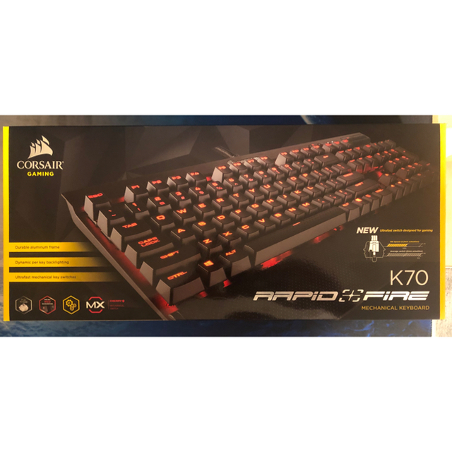 Corsair K70 ゲーミングキーボードの通販 By すずポン S Shop ラクマ