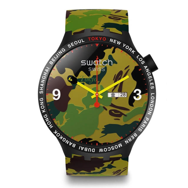 SWATCH BIG BOLD BAPE TOKYO EDITION