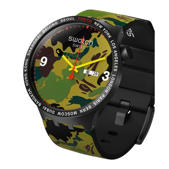 A BATHING APE(アベイシングエイプ)のSWATCH BIG BOLD BAPE TOKYO EDITION メンズの時計(腕時計(アナログ))の商品写真