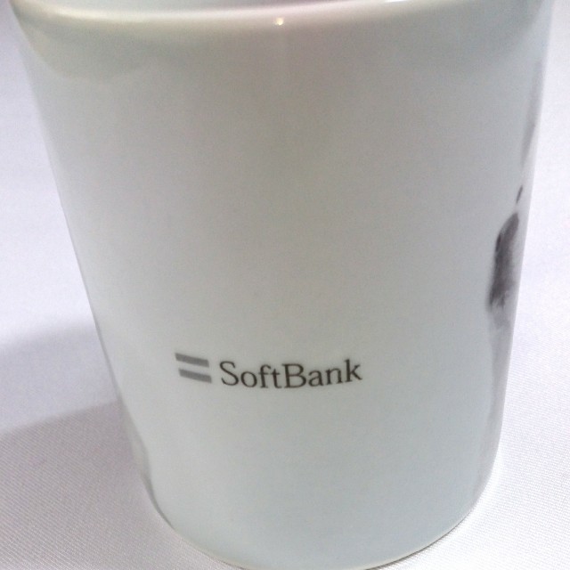 Softbank(ソフトバンク)のお父さん犬 マグカップ ソフトバンク インテリア/住まい/日用品のキッチン/食器(グラス/カップ)の商品写真
