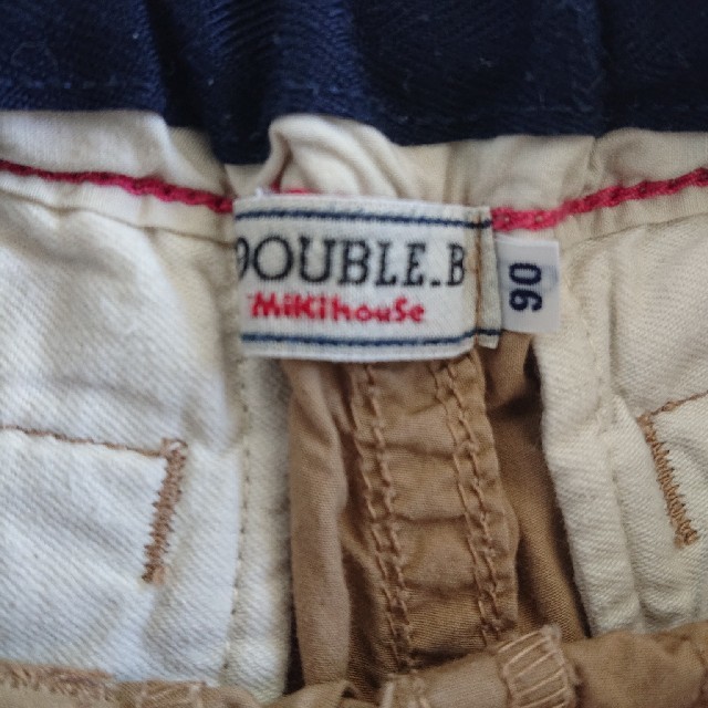 DOUBLE.B(ダブルビー)のミキハウス キッズ ハーフパンツ キッズ/ベビー/マタニティのキッズ服男の子用(90cm~)(パンツ/スパッツ)の商品写真