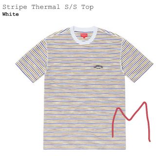 シュプリーム(Supreme)のSupreme シュプリーム 19ss week16 ストライプ T ホワイト(Tシャツ/カットソー(半袖/袖なし))