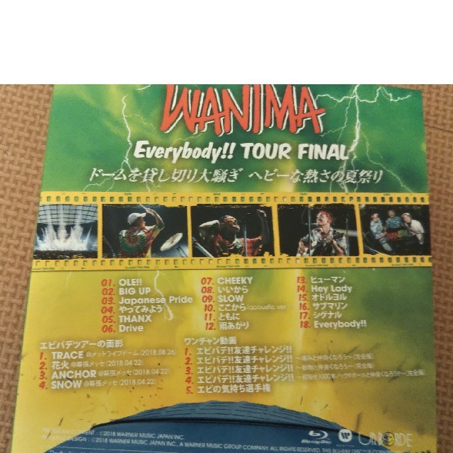WANIMA(ワニマ)のWANIMA Everybody!!TOUR FINAL エンタメ/ホビーのDVD/ブルーレイ(ミュージック)の商品写真