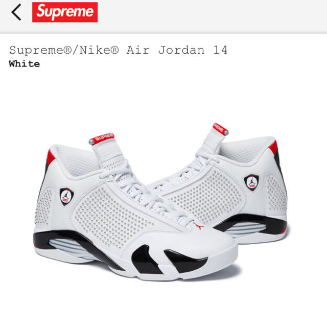 29 cm SUPREME NIKE AIR JORDAN 14 シュプリーム