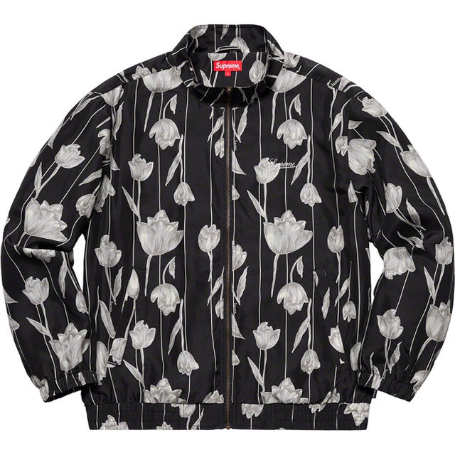 Floral Silk Track Jacket Mサイズ