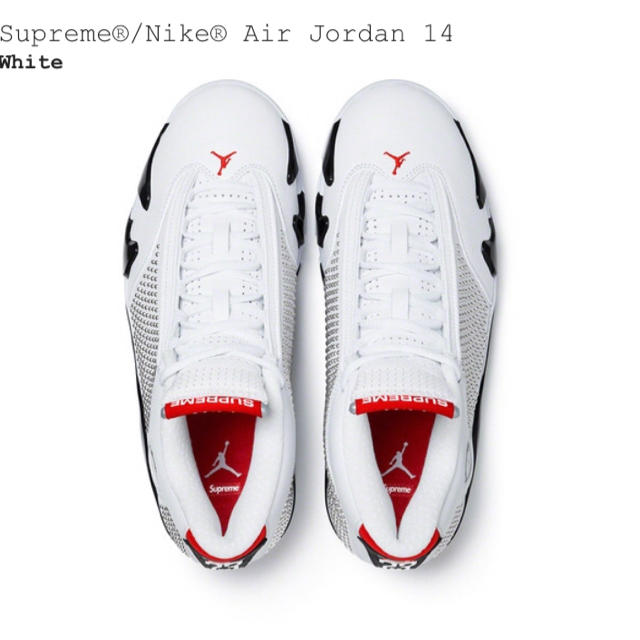 27cm Supreme × Air Jordan XIV white27cm購入場所