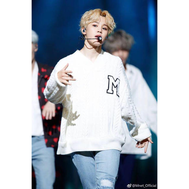 防弾少年団(BTS) - bts ジミン着用 mskn2ndのニット 正規品の 防弾少年団(BTS) - bts ジミン着用 mskn2ndのニット 正規品の