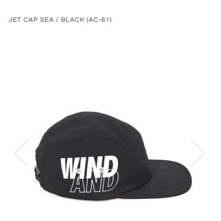 新作wind and sea JET CAP BLACK 黒 ジェットキャップ-