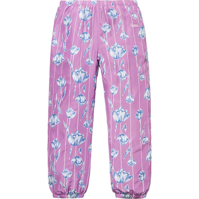 Supreme(シュプリーム)の【即購入可】Floral Silk Track Pant 百合 パンツ メンズのパンツ(ワークパンツ/カーゴパンツ)の商品写真